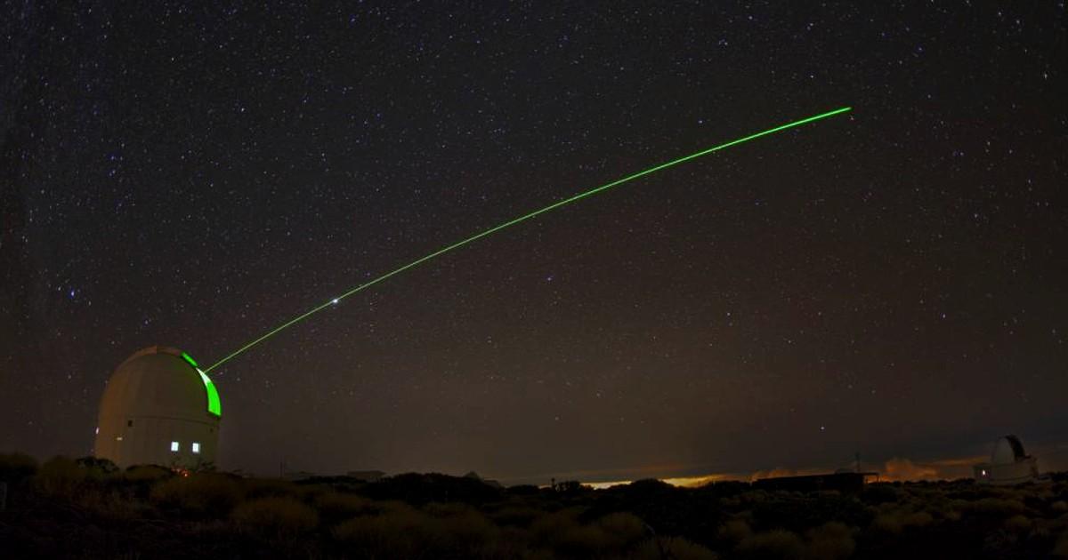 Лазер будет следить за спутниками с Тенерифе, чтобы корректировать их положение