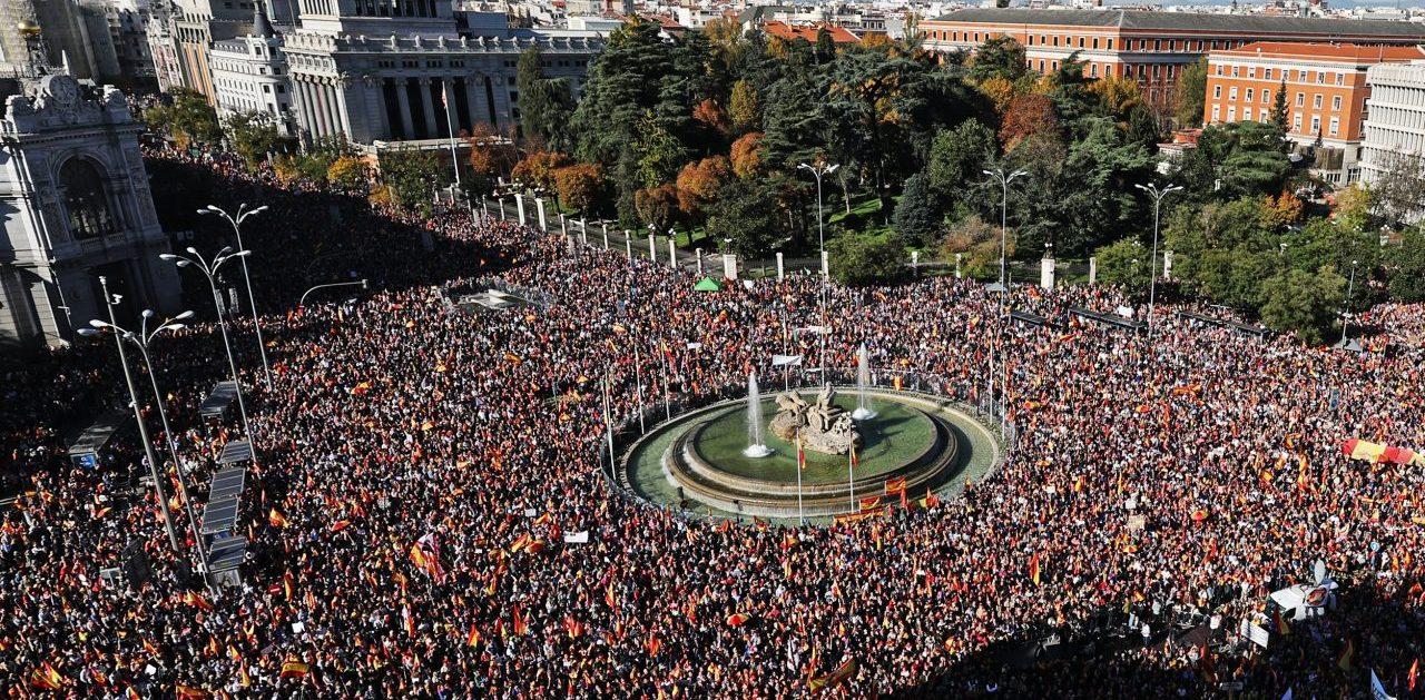 Протесты в Мадриде против Санчеса